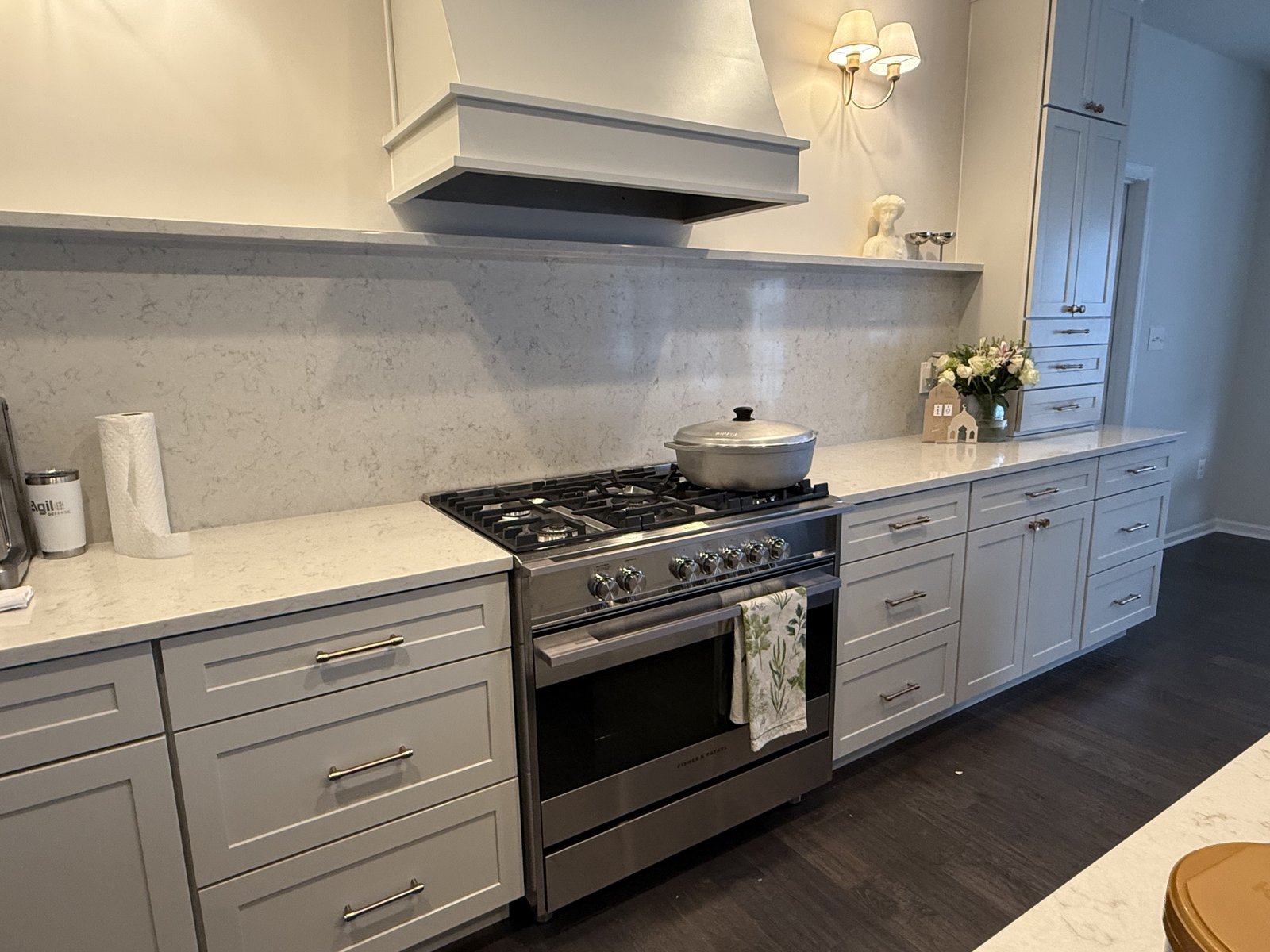 Professional range and custom range hood